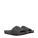 Brunello Cucinelli Mujers Pantuflas Y Zuecos Ante Gris/Gris Oscuro
