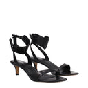 Isabel Marant Women's Sandals Black Leather