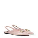 Dolce&Gabbana Women's Slingback Sandals Glossy Pink/Powder Pink