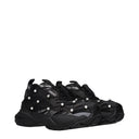 Versace Damens Turnschuhe aus schwarzem Stoff