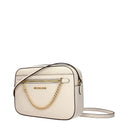 Michael Kors Jet Set Crossbody Bag Women's Leather Light Beige/Cream