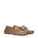 Tod's Gommino Loafers For Women Beige/Cappuccino Leather