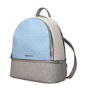 Michael Kors Rhea Women's Fabric Backpacks And Crossbody Bags Beige/Soft Sky