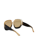 Gucci Women's Sunglasses Acetate Black/Yellow