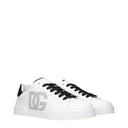 Dolce&Gabbana Sneakers Strobel Portofino Men White/Black Leather