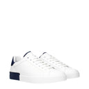 Dolce&Gabbana Men's Sneakers White/Blue Leather
