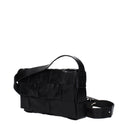 Bottega Veneta Men's Cassette Crossbody Bag Black Leather