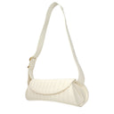 Jil Sander Umhängetasche Damen Leder Weiß/Eierschale