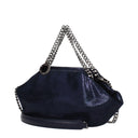 Stella Mc Cartney Women's Handbags Eco Suede Blue/Ink