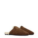 Prada Damens Sandalen und Clogs Wildleder Braun/Kakao