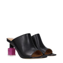 Loewe Femmes Sandales Cuir Noir