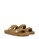 Jimmy Choo Ciabatta And Clogs Fayence Women's Fabric Brown