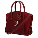 Michael Kors Handbag Avril Women's Leather Red/Cherry