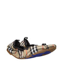 Burberry Women's Ballerina Shoes Beige/Black Fabric