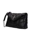 Saint Laurent Women's Loulou Shoulder Bag Black Leather
