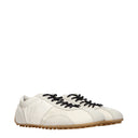 Tod's Women's Sneakers Beige Fabric