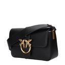 Pinko Crossbody Bags Love One Women Leather Black/Gold