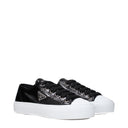 Prada Women's Patent Leather Black Sneakers