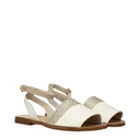 Eleventy Women's Sandals Beige/Gold Leather