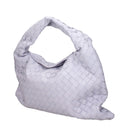 Bottega Veneta Women's Hop Shoulder Bag Purple/Oyster Leather