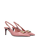 Dolce&Gabbana Women's Sandals Pink Patent Leather