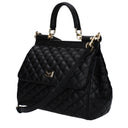 Dolce&Gabbana Sicily Medium Handbag For Women In Black Leather