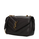 Saint Laurent Loulou Women's Shoulder Bag Grey/Urban Grey Leather