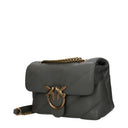 Pinko Women's Love Puff Shoulder Bag Green Leather/Vetiver