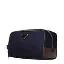 Prada Beauty Case Uomo Fabric Blue