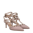 Valentino Garavani Women's Sandals Pink Leather/Dusty Pink