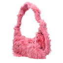 Balenciaga Sacs Bandoulière Le Cagole Femme Eco Fourrure Rose