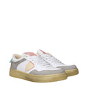 Philippe Model Lyon Sneakers Damens Weiß/Aquagrünes Leder