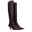Stuart Weitzman 5050 Boots Women's Red/Raspberry Leather