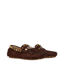 Valentino Garavani Donnas Mocassini Scamosciato Marrone/Cioccolato Fondente