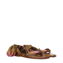 Chanclas Louboutin Nilo para mujers Tela multicolor
