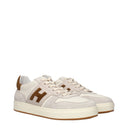 Hogan Men's Sneakers Leather Beige/Brown