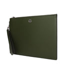 Gucci Marmont Pochette Men's Green Leather