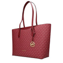 Damska torba na ramię Michael Kors Arden z tkaniny w kolorze czerwonym/wiśniowym