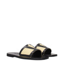 Valentino Garavani Men's Slides And Clogs Leather Beige/Black
