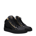Giuseppe Zanotti Men's Sneakers Black Leather