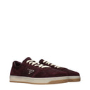 Prada Downtown Sneakers Herren Nylon Rot/Bordeaux