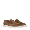 Tod's Men's Moccasins Suede Brown