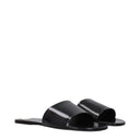 Saint Laurent Slippers And Clogs Carlyle Women Leather Black