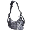 Balenciaga Le Cagole Shoulder Bags Women Leather Grey