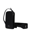 A.P.C. Men's Crossbody Bag Black Leather