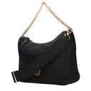 Versace Women's Hobo Handbag Black Fabric