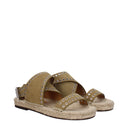 Isabel Marant Illya Women's Sandals Suede Green/Taupe