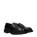 Salvatore Ferragamo Caligola Men's Leather Loafers Black