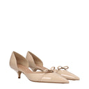 Salvatore Ferragamo Gyoia Women's Sandals Patent Leather Beige/Nude