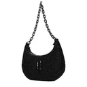 Marc Jacobs Women's Shoulder Bag With Rhinestones Black
